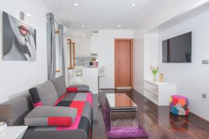 TV a/nebo společenská místnost v ubytování Studio Apartment Lena