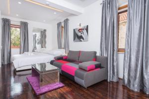 Postel nebo postele na pokoji v ubytování Studio Apartment Lena