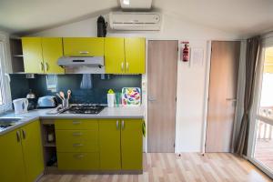 Kuchyňa alebo kuchynka v ubytovaní Mobile Home