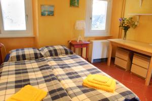 Postel nebo postele na pokoji v ubytování Chez Marianne "chambres d'hôtes"