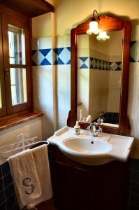 Kúpeľňa v ubytovaní Casale I Burroni