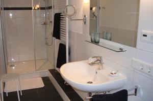 Koupelna v ubytování Hotel Mietz
