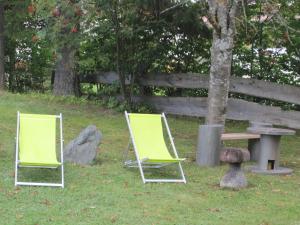 Ein Garten an der Unterkunft Apartmenthaus Rupitsch