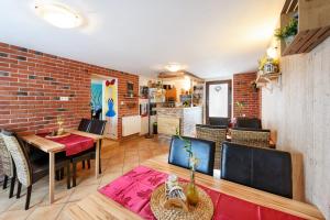 Kuhinja oz. manjša kuhinja v nastanitvi Wellness Apartmány Andrea