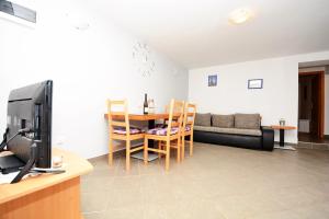 TV a/nebo společenská místnost v ubytování Apartments Katarina