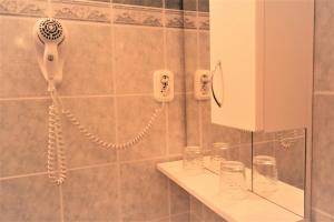 Kúpeľňa v ubytovaní Pető Apartman