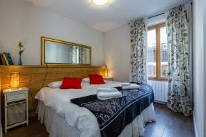 Ліжко або ліжка в номері Lodge aux Praz