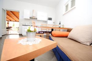 Kuchyň nebo kuchyňský kout v ubytování Apartments Katarina