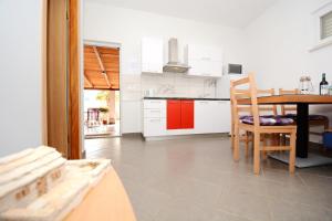 Kuchyň nebo kuchyňský kout v ubytování Apartments Katarina