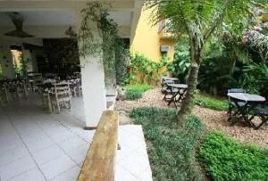 Um jardim em Pousada Moryba