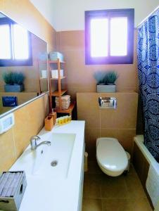 Koupelna v ubytování Mitzpush Premium Villa