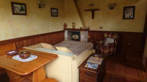 Posezení v ubytování Asturias Apartamentos Rurales Naveces