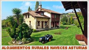 Zahrada ubytování Asturias Apartamentos Rurales Naveces