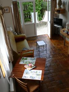 Posezení v ubytování Gîte Sourdeval