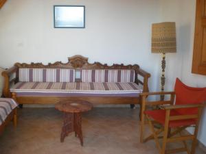 Postel nebo postele na pokoji v ubytování Patmos Garden Sea