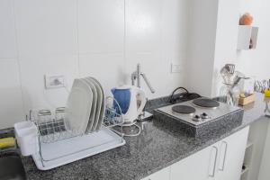 Кухня або міні-кухня у Oko Apartment
