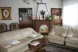Posezení v ubytování B&B Il Glicine