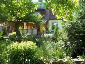 Taman di luar Ferienhaus Hagenwinkel
