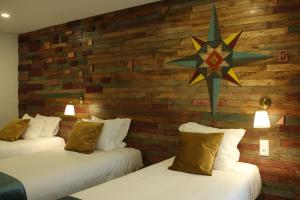 Letto o letti in una camera di Art'Otel Barcelos