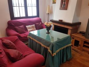 A seating area at Casita de Rosario