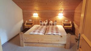 Postel nebo postele na pokoji v ubytování Gasperlerhof