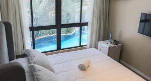 Postel nebo postele na pokoji v ubytování Hotel Village Premium Joao Pessoa