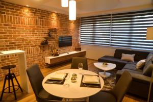 TV a/nebo společenská místnost v ubytování Guest house Crisogono