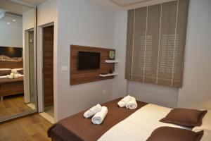Postel nebo postele na pokoji v ubytování Guest house Crisogono