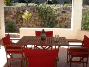 Posezení v ubytování Patmos Garden Sea