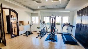 Fitness centrum a/nebo fitness zařízení v ubytování Just Enjoy Business Hotel