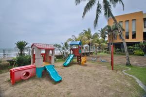 a park with a playground with a slide at The Jayakarta Anyer in Anyer