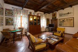 Posezení v ubytování B&B Il Quadrifoglio