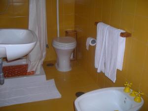 Koupelna v ubytování B&B L'Arcobaleno
