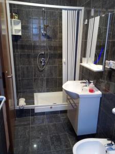 Koupelna v ubytování B&B Il Siciliano
