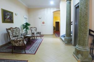 Istumisnurk majutusasutuses Hotel Pavlov