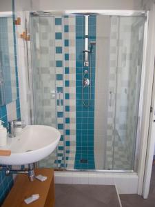 Koupelna v ubytování B&B Fuori Squadro - In Centro con Terrazza Relax vista Mare