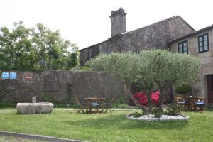 Ein Garten an der Unterkunft A Casa da Meixida
