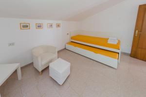 A bed or beds in a room at Casa Vacanze "Ro & Se" a Palinuro IT, Bandiera Blu anche per il 2025