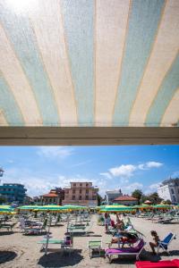 Balkón nebo terasa v ubytování Hotel Eden