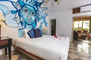 Postel nebo postele na pokoji v ubytování Casa Natalia Boutique Hotel Adults Only