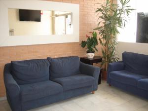 Posezení v ubytování Hostal Madruga