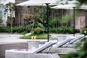 Zahrada ubytování Minyoun Chengdu Kehua Hotel – Member of Preferred Hotels & Resorts