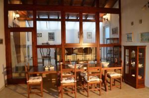 En restaurang eller annat matställe på Casa Sorgente