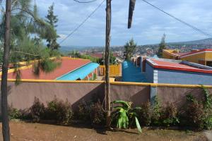 a view of a play park with a slide at Wailers Lodge in Kigali