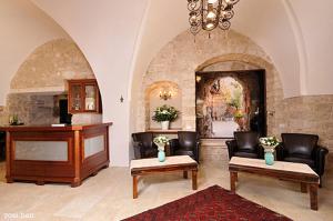 Χώρος καθιστικού στο Old City Inn