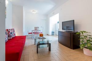 TV a/nebo společenská místnost v ubytování Apartments Windrose