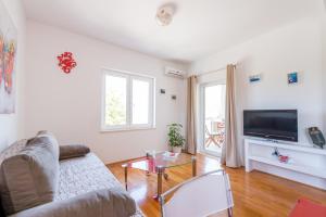 TV a/nebo společenská místnost v ubytování Apartments Windrose