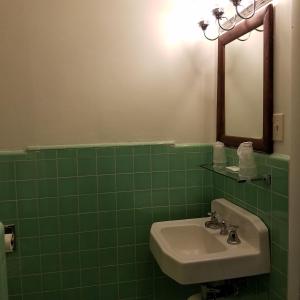 Koupelna v ubytování Greenwell Motel