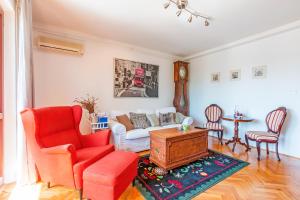 Posezení v ubytování Apartments Oskar