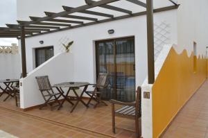 Ein Balkon oder eine Terrasse in der Unterkunft Casa la Ermita